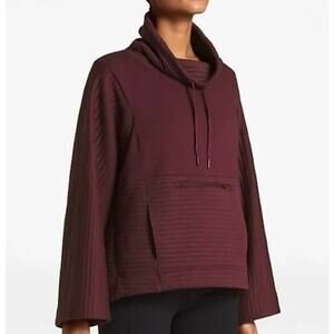 THE NORTH FACE TERRA METRO FUNNEL NECK OVERSIZED PULLOVER SIZE XS